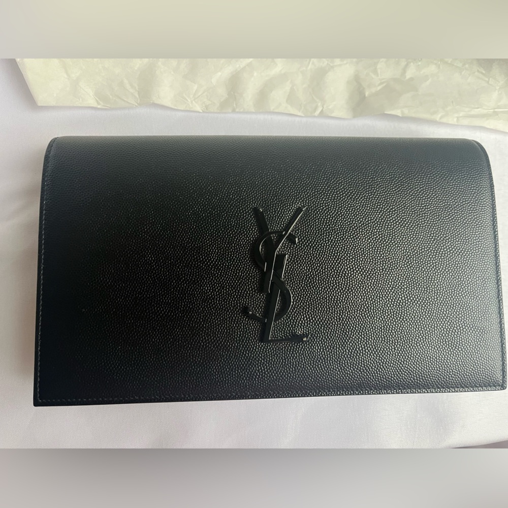 Saint Laurent Classic Kate Clutch Black